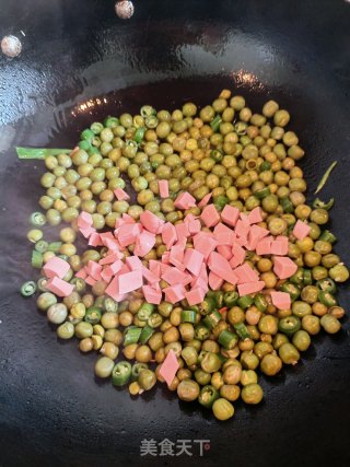 红肠豌豆步骤4