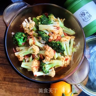 番茄炒双色菜花步骤9 番茄炒双色菜花步骤9