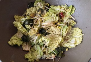 小海带豆芽豆腐炖粉条步骤9