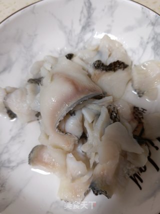 酸辣黑鱼片步骤4