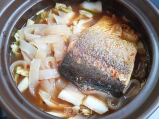 白菜宽粉炖鱼步骤10