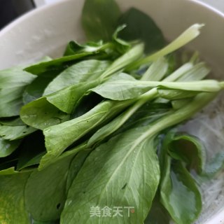 熟肉拌金针菇鸡毛菜步骤6 熟肉拌金针菇鸡毛菜步骤6