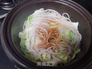 砂锅白菜炖粉条步骤5