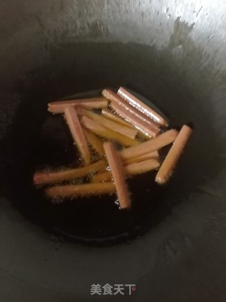 豆芽炒粉条步骤9