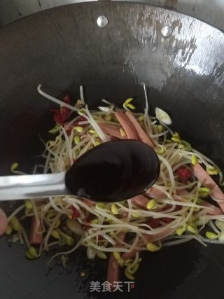 豆芽炒粉条步骤12