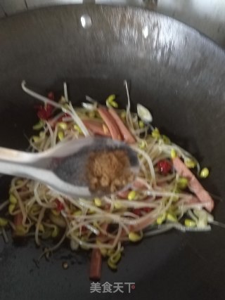 豆芽炒粉条步骤15