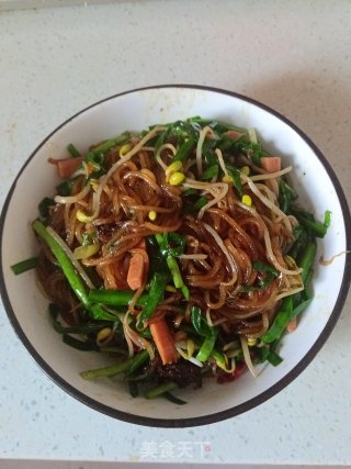 豆芽炒粉条步骤20