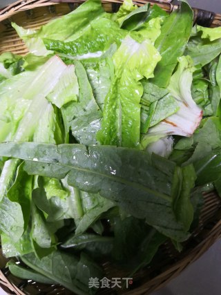 素炒莴笋叶步骤1