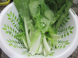 酱肉虾仁炒毛毛菜步骤1