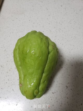 佛手瓜炒鸭蛋步骤1