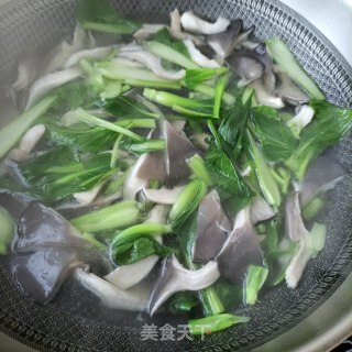 平菇油菜拌熟肉步骤10