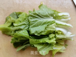 小白菜海带炖粉条步骤1