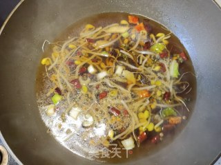 小白菜海带炖粉条步骤8