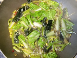 小白菜海带炖粉条步骤12