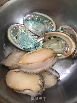 黄金白银蒸鲍鱼步骤2