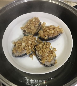 黄金白银蒸鲍鱼步骤8