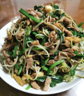 肉丝炒豆芽步骤8 肉丝炒豆芽步骤8