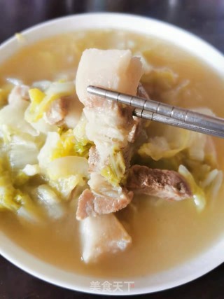 白菜炖肉步骤9