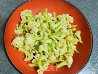 素炒有机菜花步骤9