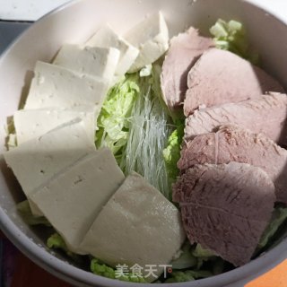 回锅肉炖豆腐步骤13