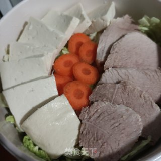 回锅肉炖豆腐步骤15