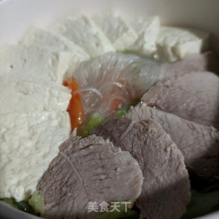 回锅肉炖豆腐步骤18
