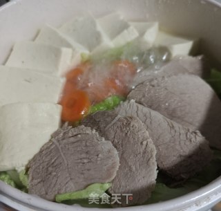回锅肉炖豆腐步骤17