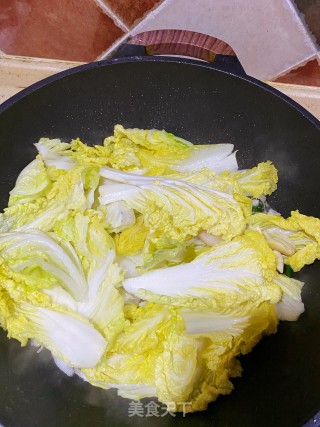 豆腐大白菜炖粉条步骤4