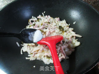 猪肉炒腌白菜步骤7