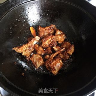 南瓜炖排骨步骤4