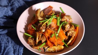 胡萝卜芹菜炒鸡肉步骤8