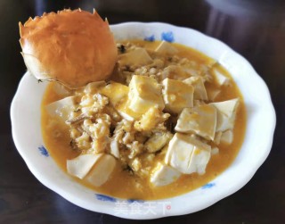 蟹黄炖豆腐步骤11