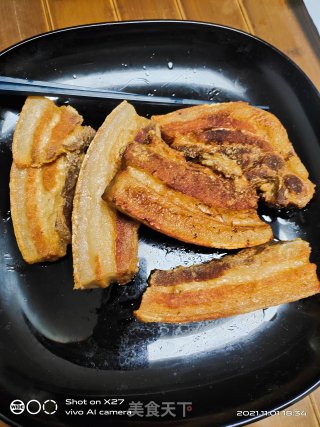 南瓜烧五花肉步骤1