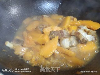 南瓜烧五花肉步骤6