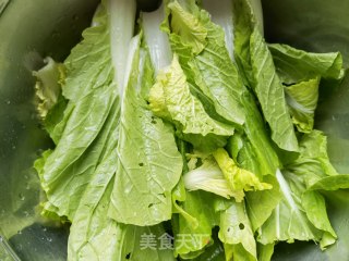 小白菜炖粉皮步骤2 小白菜炖粉皮步骤2