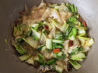 小白菜炖粉皮步骤10 小白菜炖粉皮步骤10