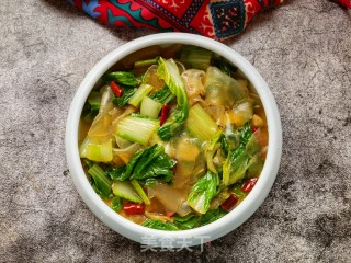 小白菜炖粉皮步骤11 小白菜炖粉皮步骤11