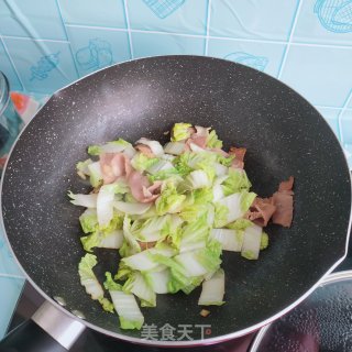 培根娃娃菜步骤9