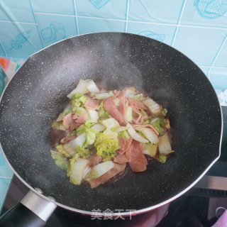 培根娃娃菜步骤11