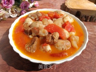 番茄芋艿炖牛肉步骤10