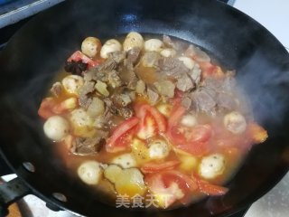 番茄芋艿炖牛肉步骤9