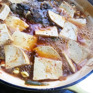 麻辣黑鱼炖豆腐步骤9