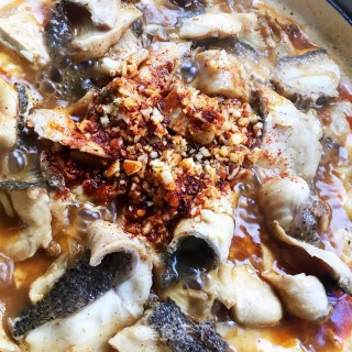 麻辣黑鱼炖豆腐步骤12