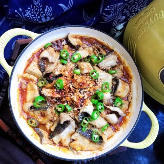 麻辣黑鱼炖豆腐步骤14