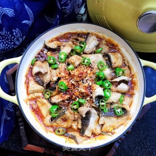 麻辣黑鱼炖豆腐步骤16
