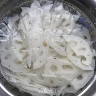 醋溜莲藕片步骤3
