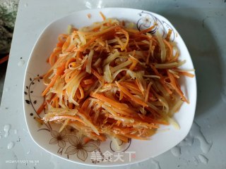 胡萝卜土豆丝儿步骤8