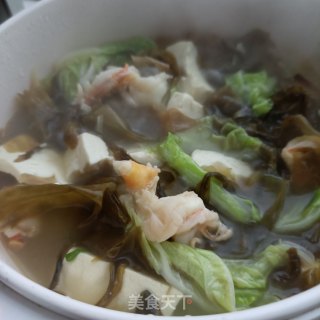 “炖菜”对虾海菜炖豆腐步骤10