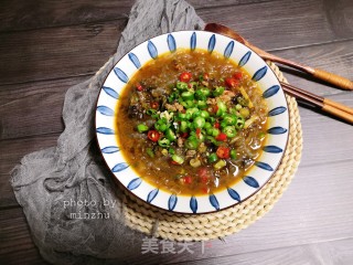 酸菜肉末粉条步骤13