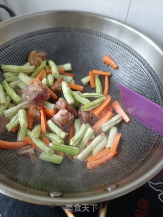 “炖菜”大肠猪肉炖芸豆步骤9